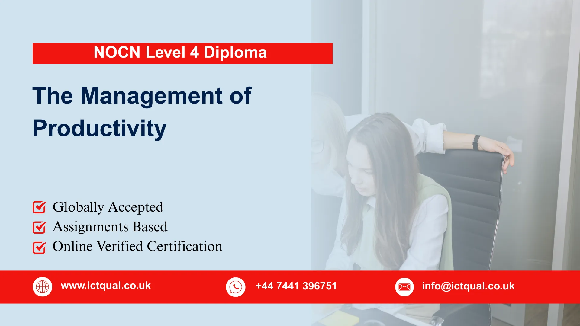 NOCN Level 4 Diploma in The Management of Productivity