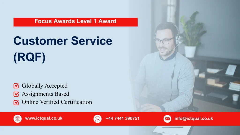 Focus Awards Level 1 Award In Customer Service (RQF)