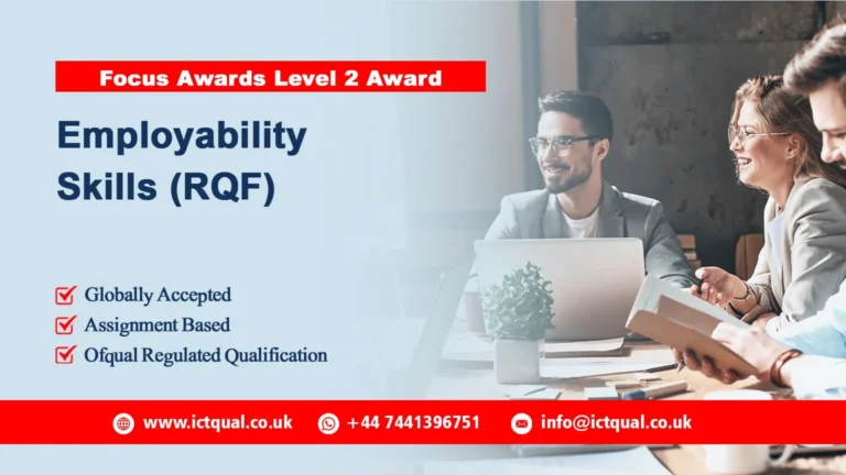 Focus Awards Level 2 Award in Employability Skills (RQF)