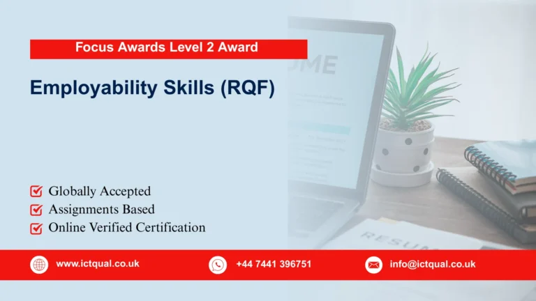 Focus Awards Level 2 Award in Employability Skills (RQF)