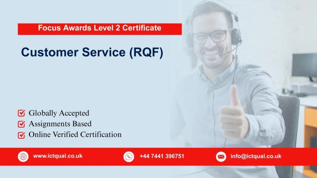 Focus Awards Level 2 Certificate In Customer Service (RQF)
