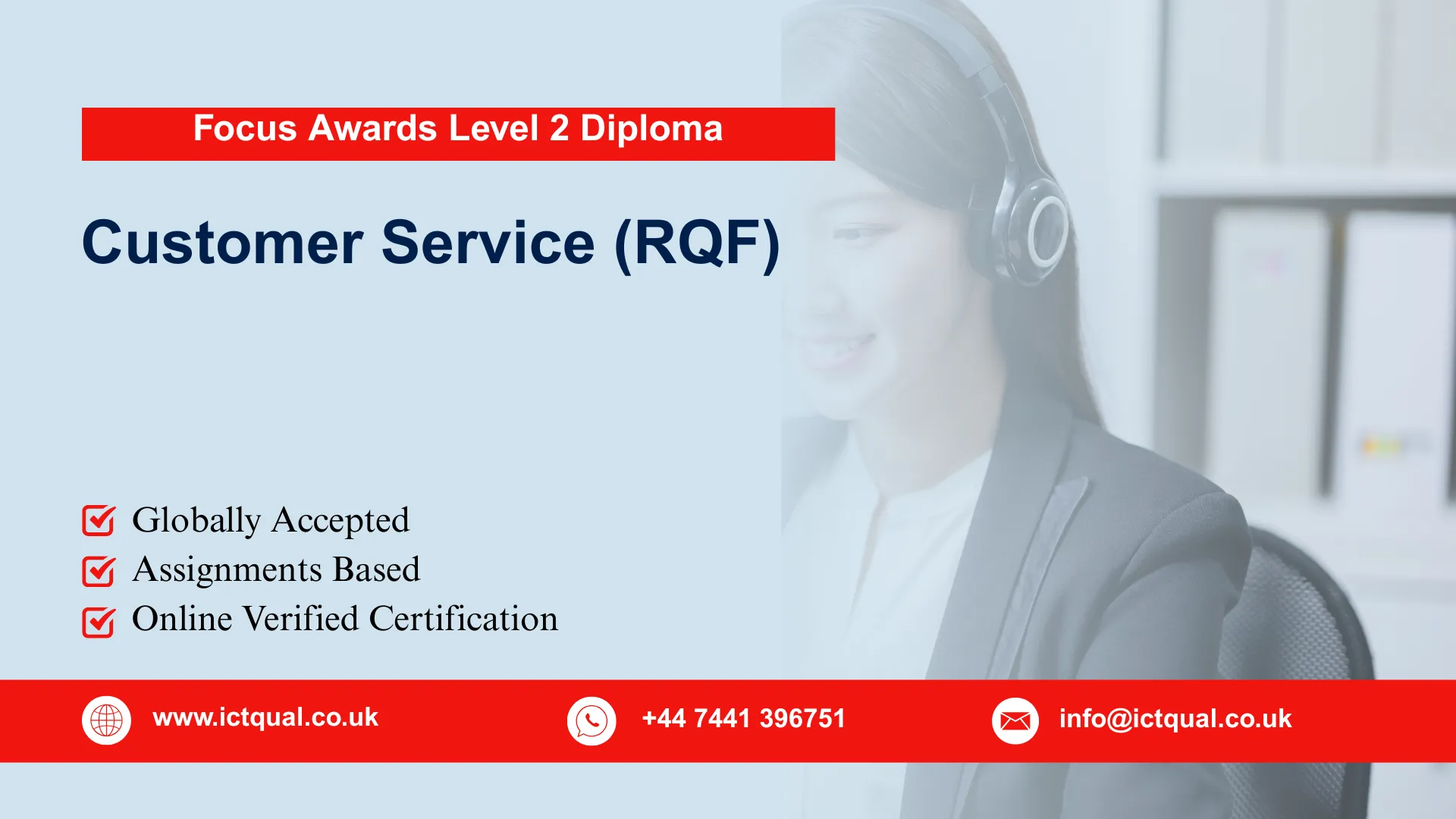 Focus Awards Level 2 Diploma In Customer Service (RQF)