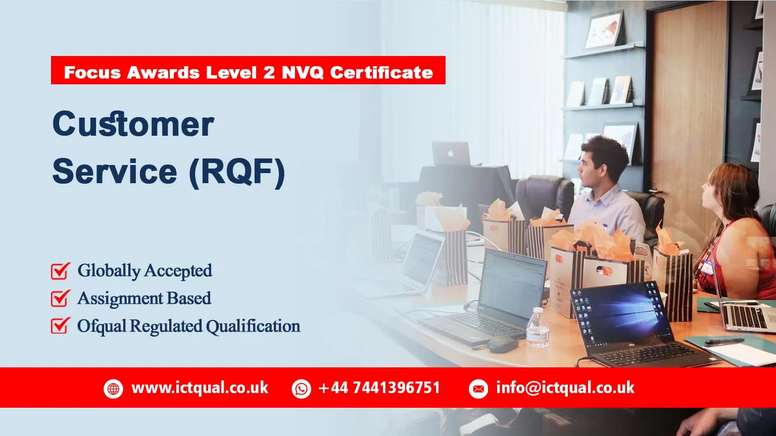 Focus Awards Level 2 NVQ Certificate in Customer Service (RQF)