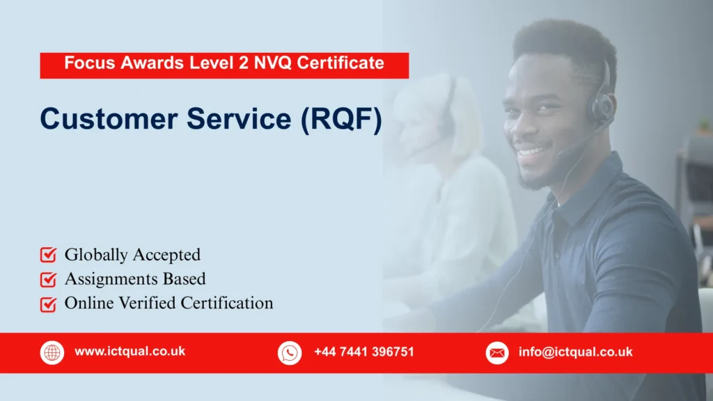 Focus Awards Level 2 NVQ Certificate in Customer Service (RQF)