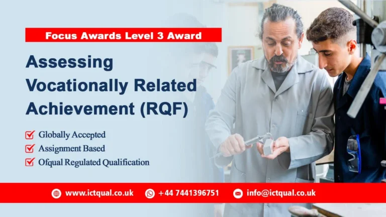 Focus Awards Level 3 Award in Assessing Vocationally Related Achievement (RQF)