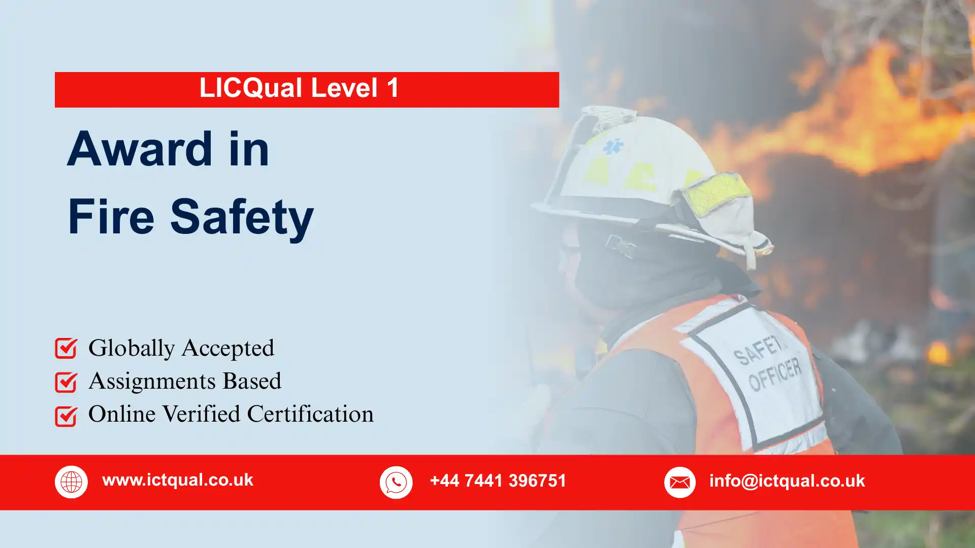 LICQual Level 1 Award in Fire Safety