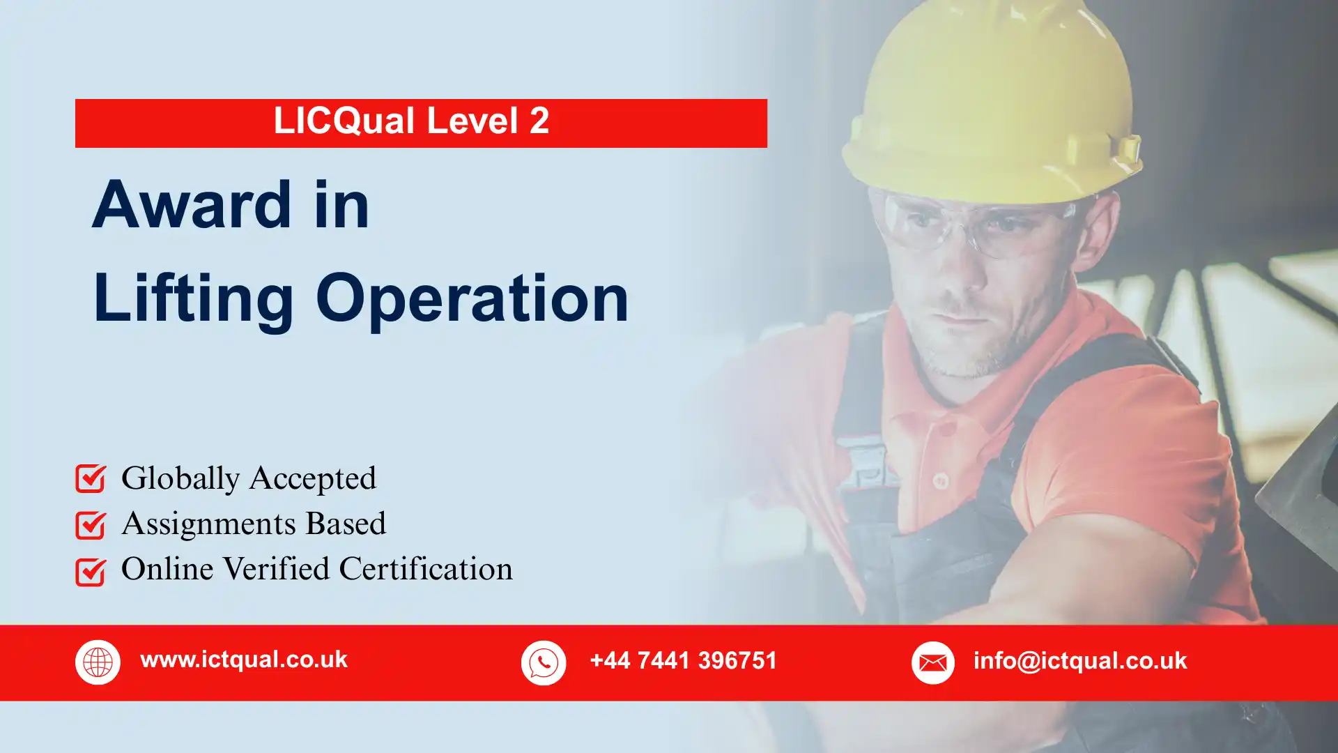 LICQual Level 1 Award in Lifting Operation