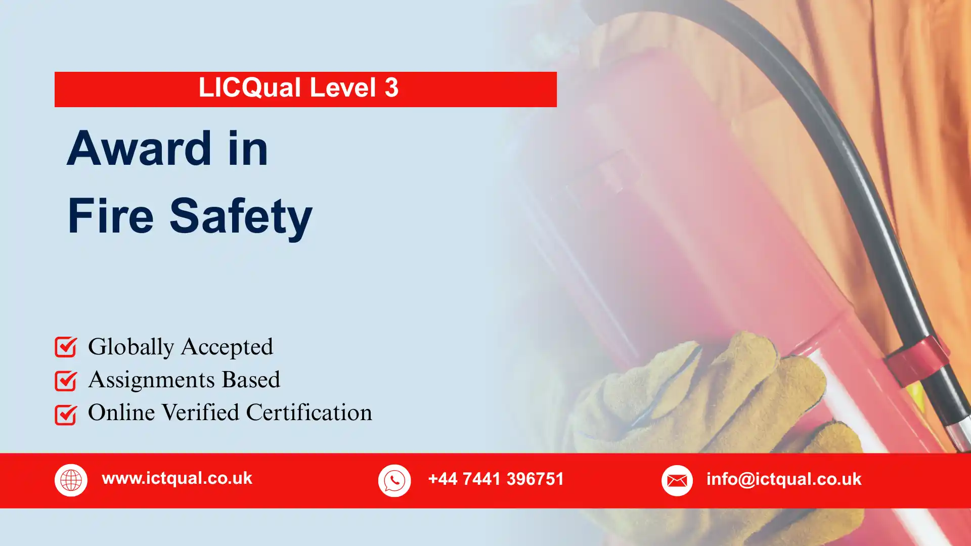 LICQual Level 3 Award in Fire Safety