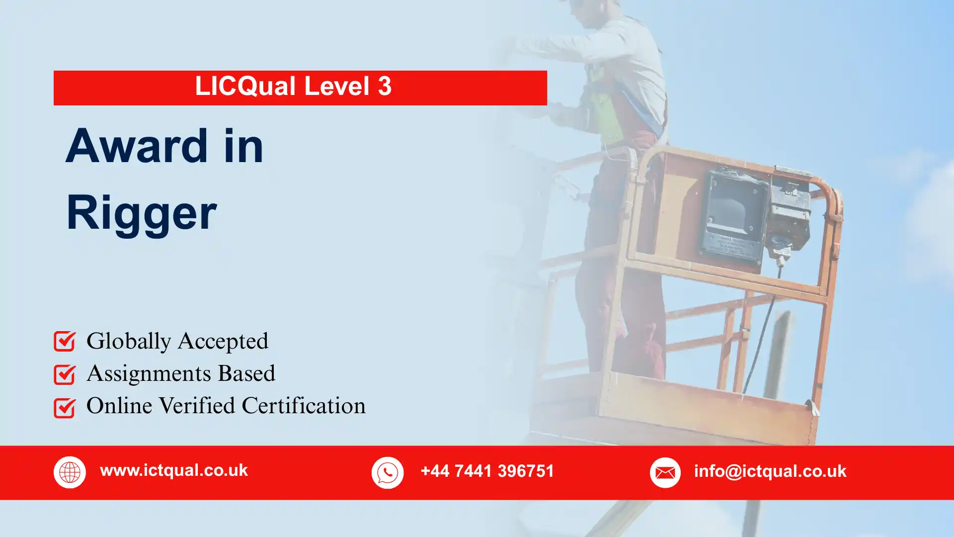 LICQual Level 3 Award in Rigger