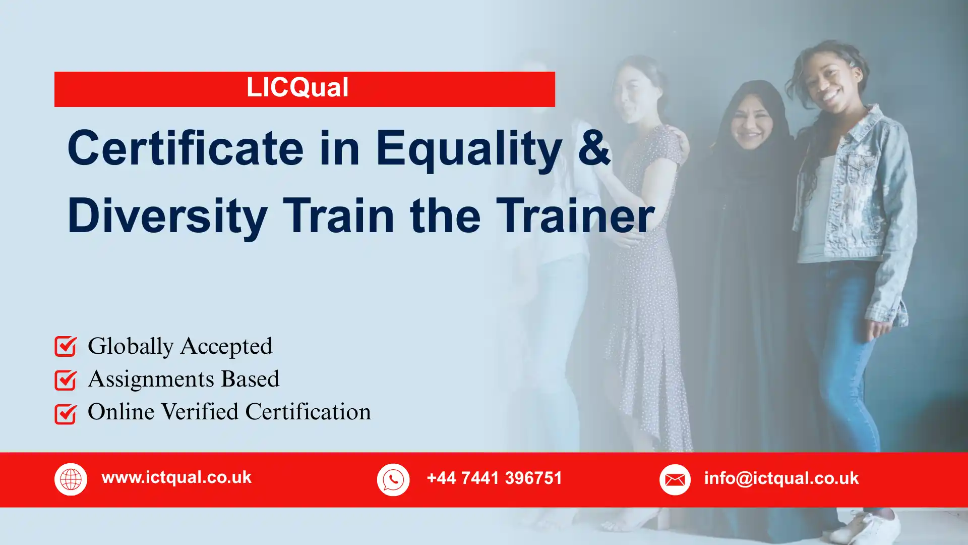 LICQual Certificate in Equality and Diversity Train the Trainer