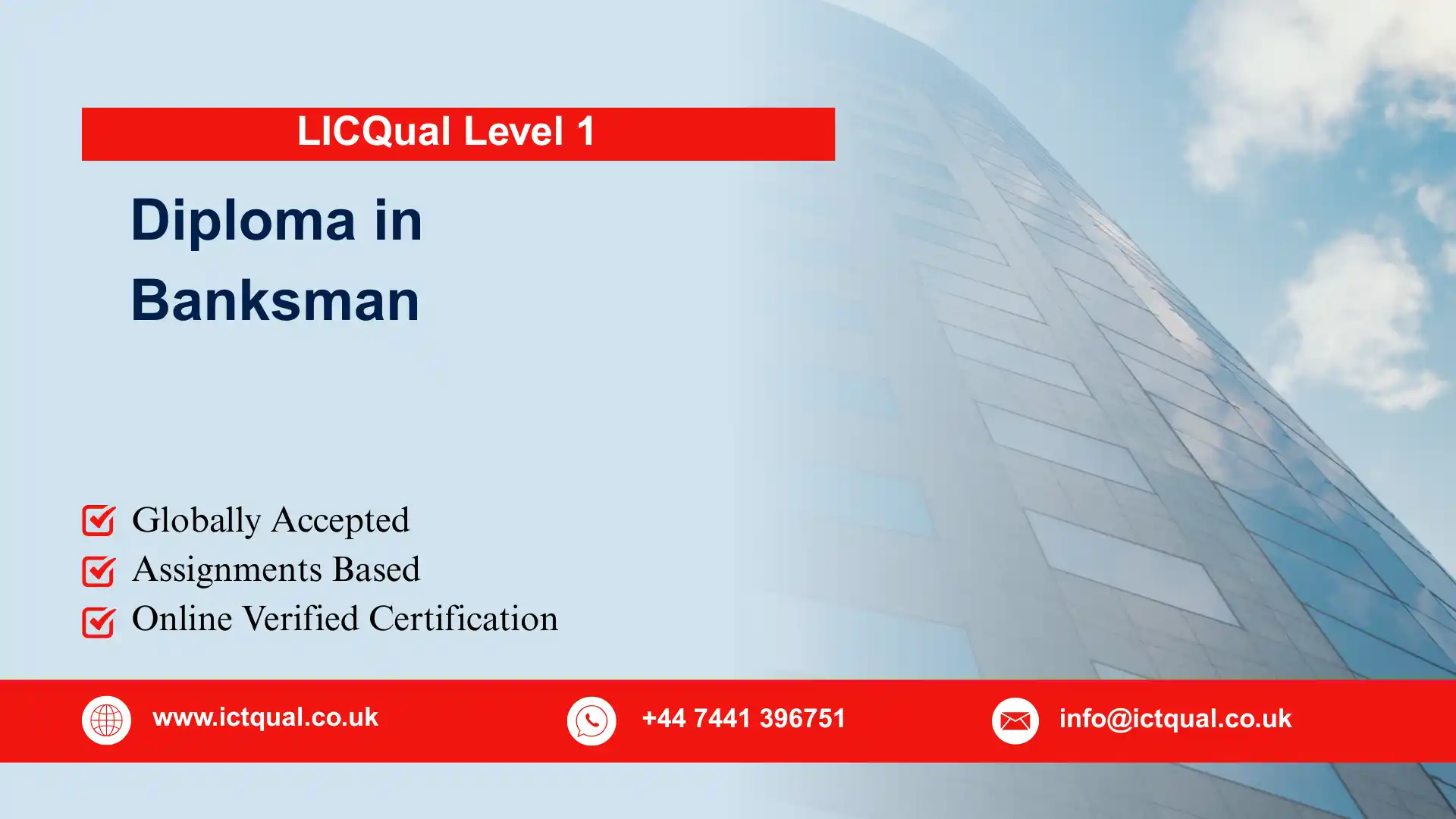 LICQual Level 1 Diploma in Banksman