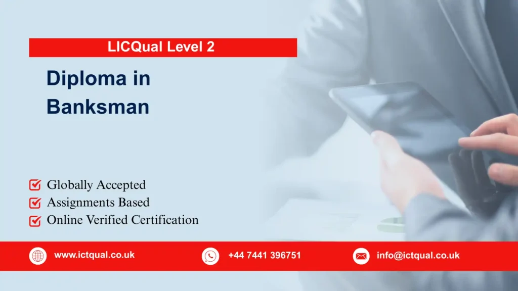 LICQual Level 2 Diploma in Banksman 27 LICQual Level 2 Diploma in Banksman