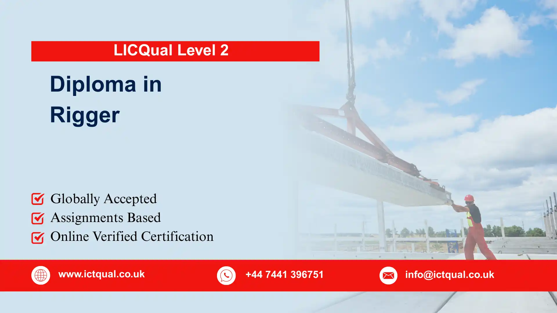 LICQual Level 2 Diploma in Rigger