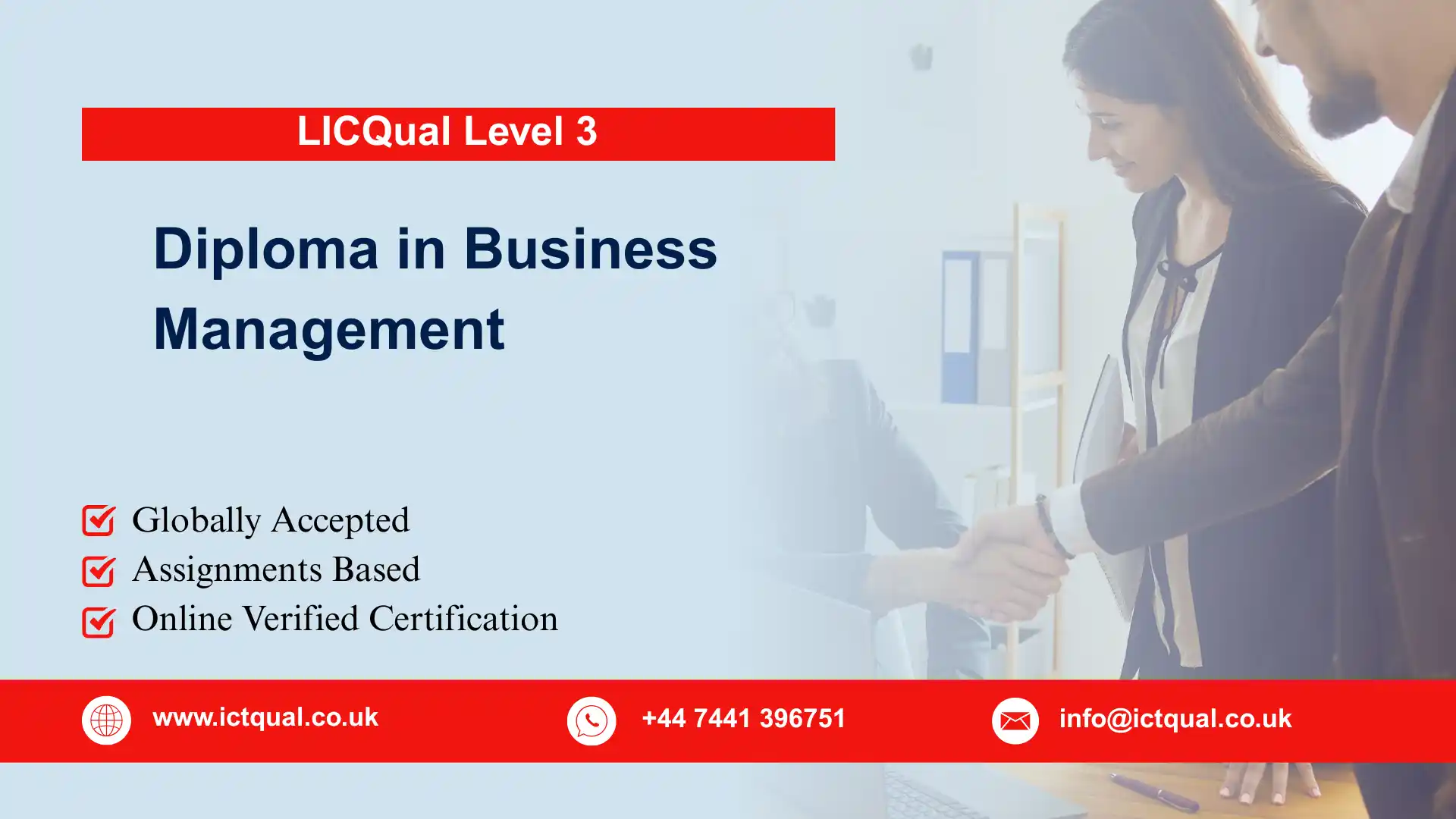 LICQual Level 3 Diploma in Business Management