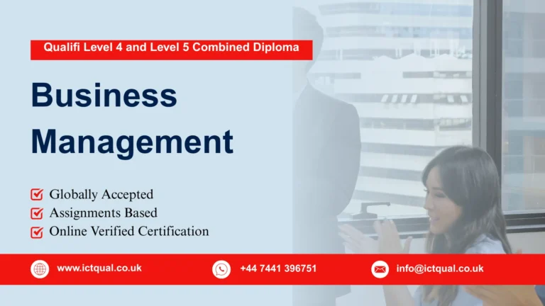 Qualifi Level 4 and Level 5 Combined Diploma in Business Management