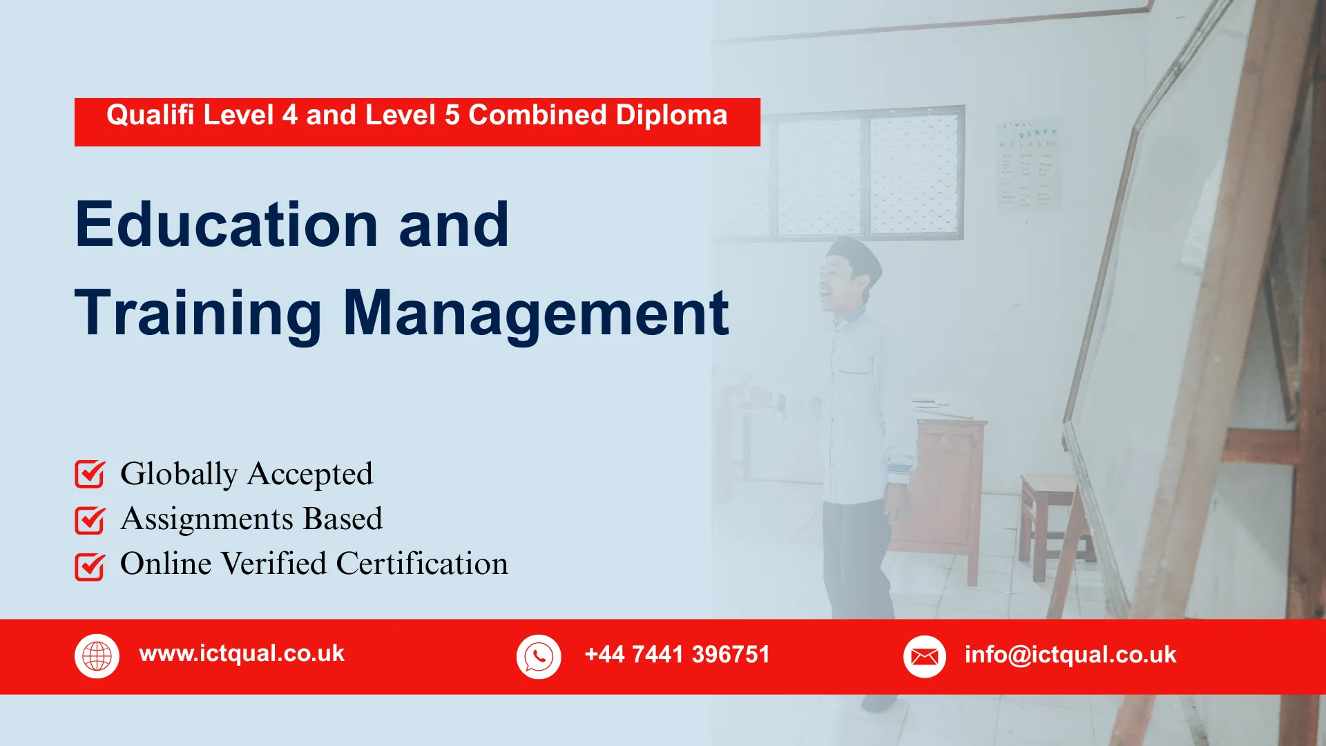 Qualifi Level 4 and Level 5 Combined Diploma in Education and Training Management