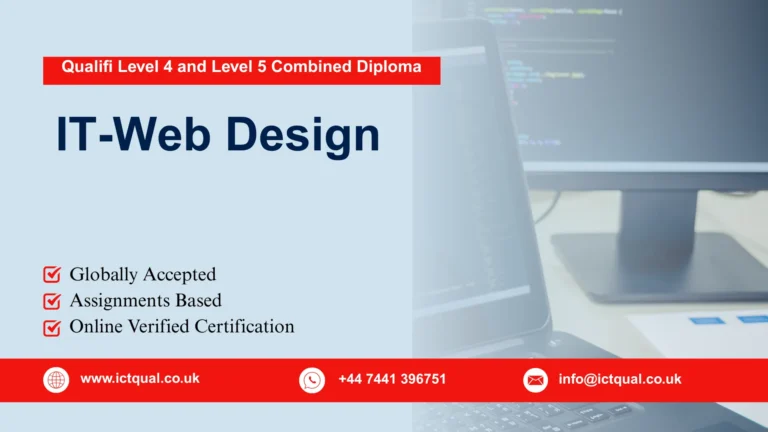 Qualifi Level 4 and Level 5 Combined Diploma in IT-Web Design