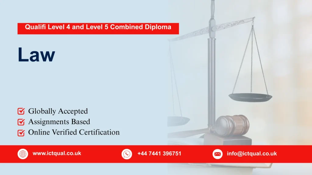 Qualifi Level 4 and Level 5 Combined Diploma in Law