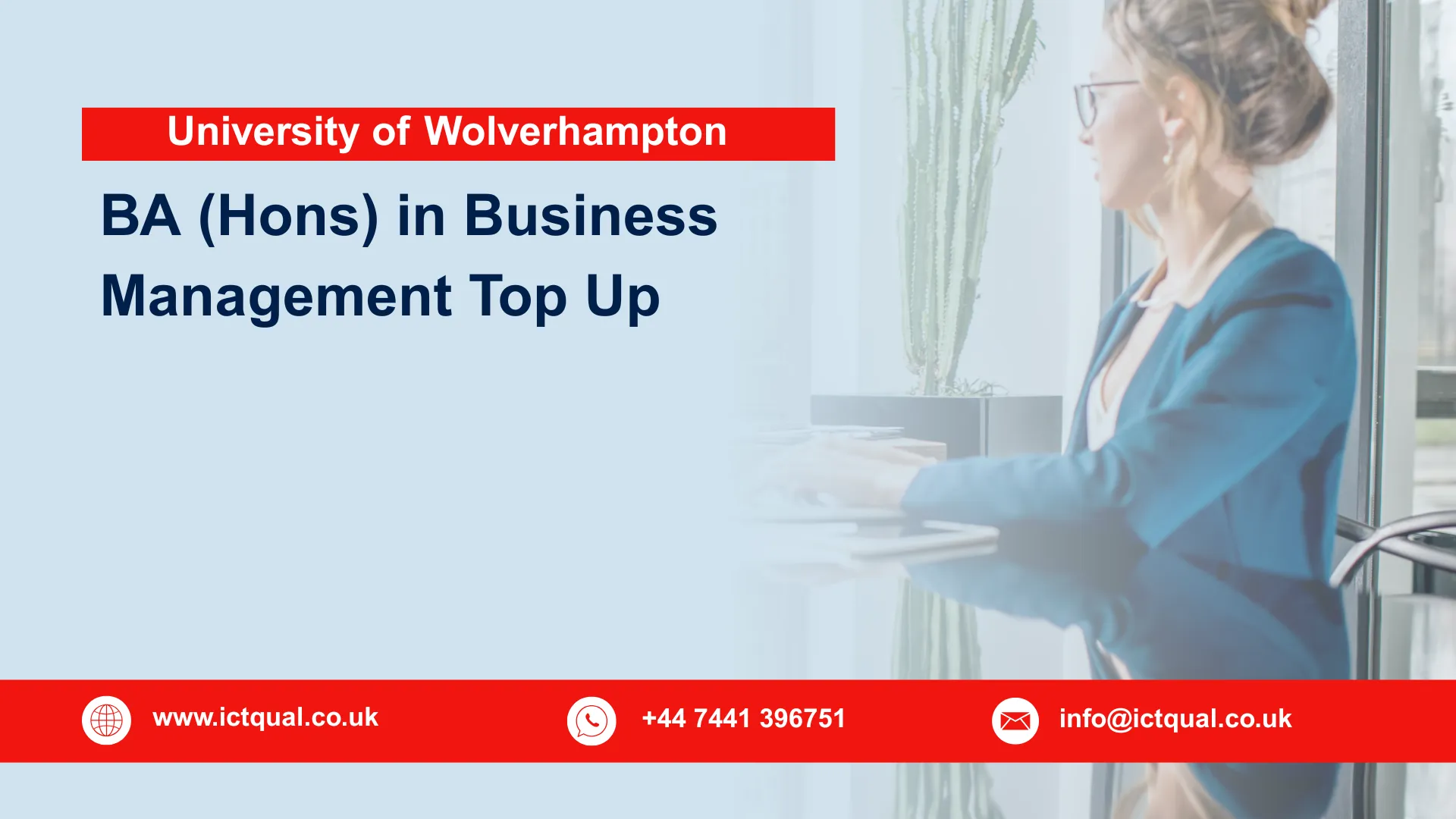 University of Wolverhampton BA (Hons) in Business Management Top Up