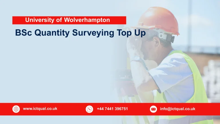 University of Wolverhampton BSc Quantity Surveying Top Up