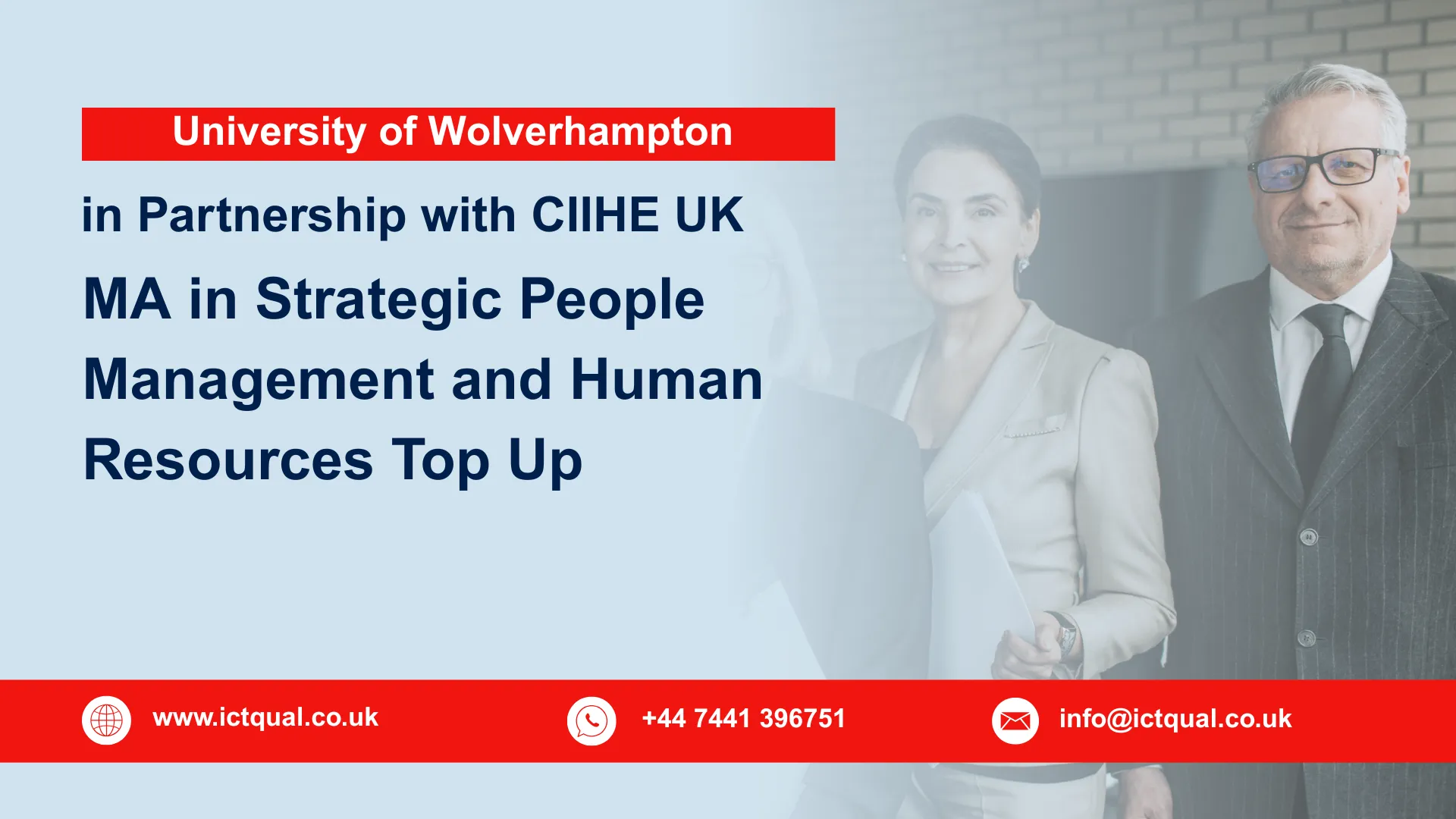 University of Wolverhampton MA in Strategic People Management and Human Resources Top Up