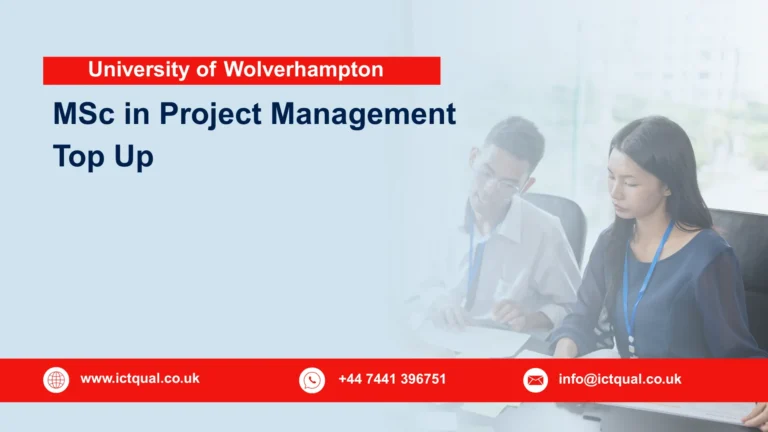 University of Wolverhampton MSc in Project Management Top Up