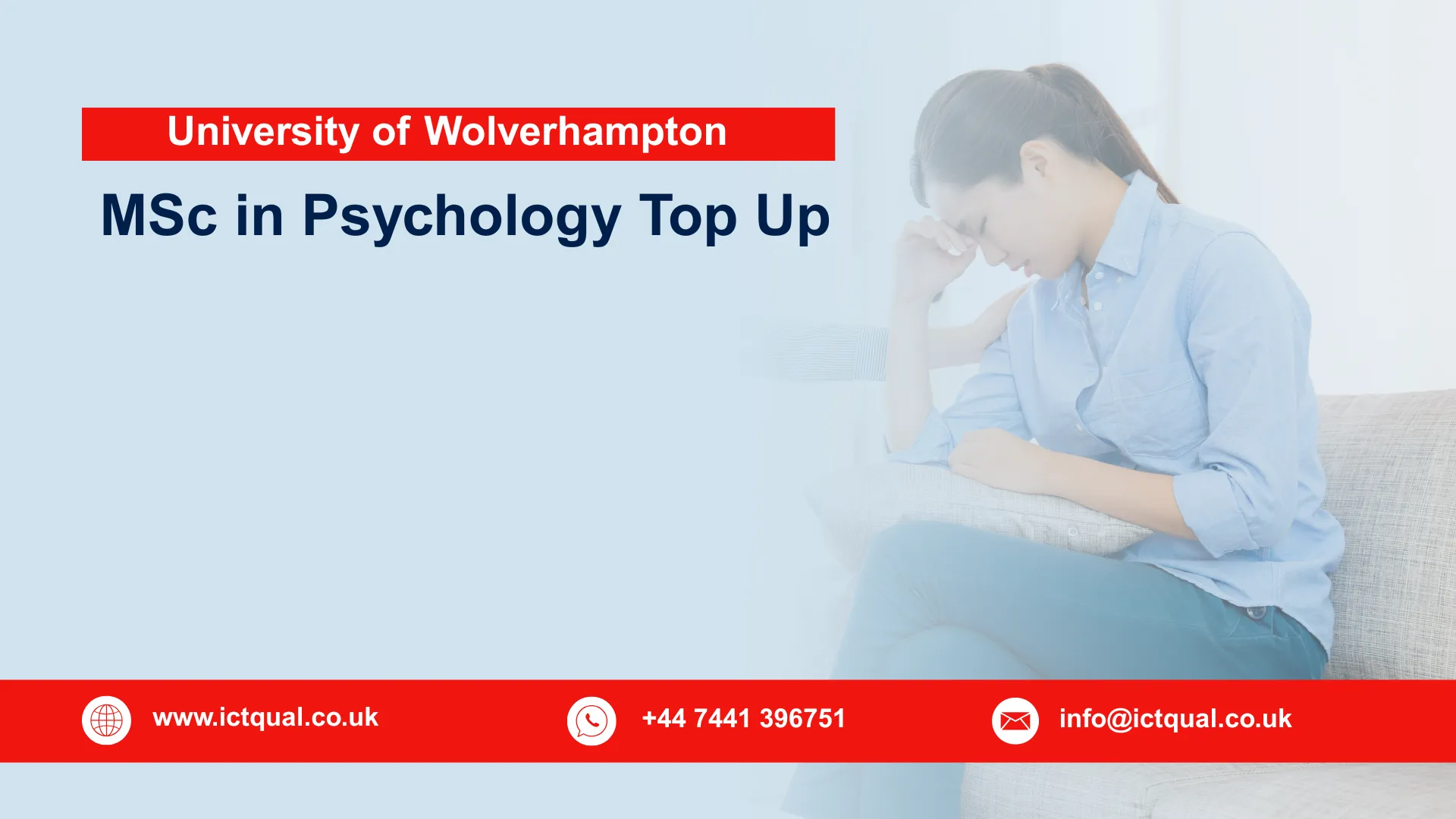 University of Wolverhampton MSc in Psychology Top Up 