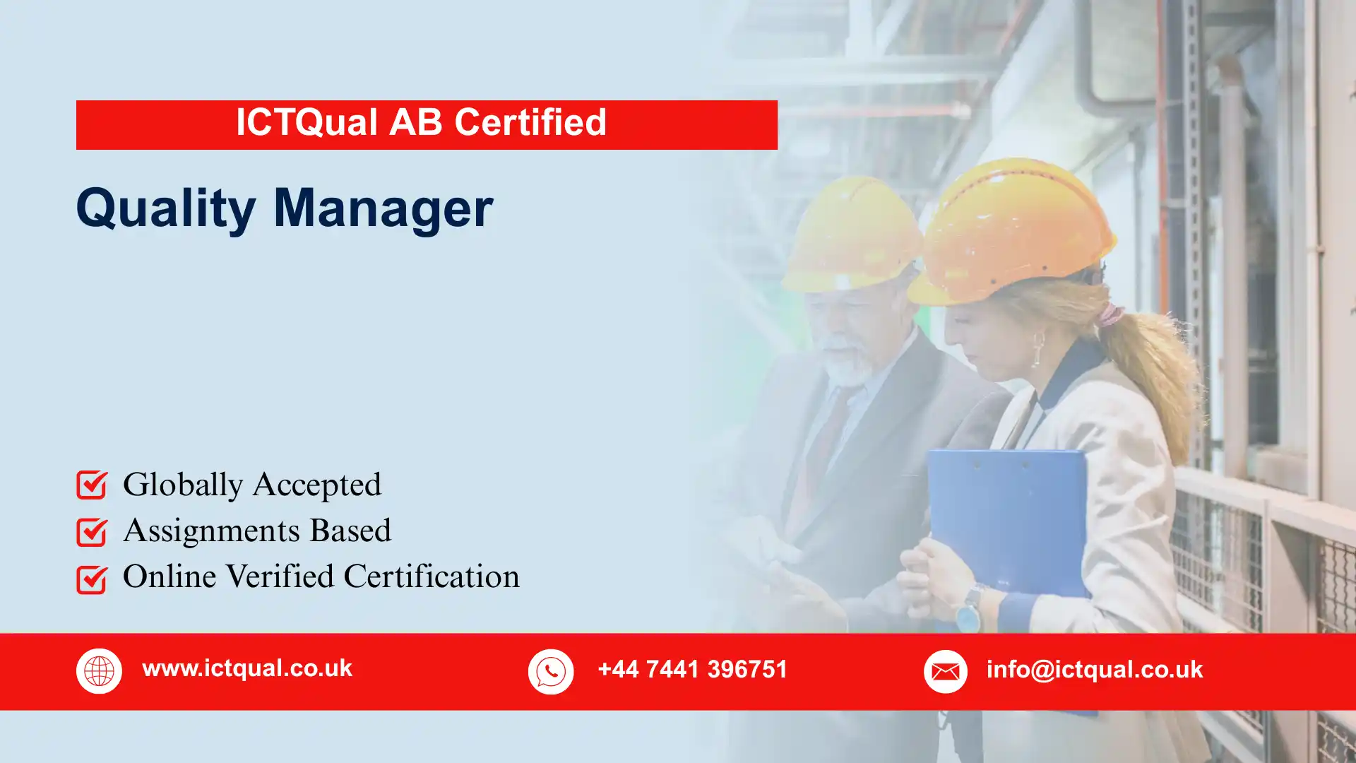 ICTQual AB Certified Quality Manager