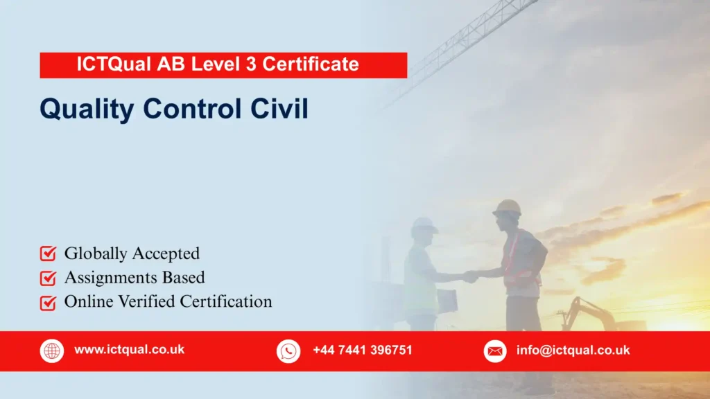 ICTQual AB Level 3 Certificate in Quality Control Civil