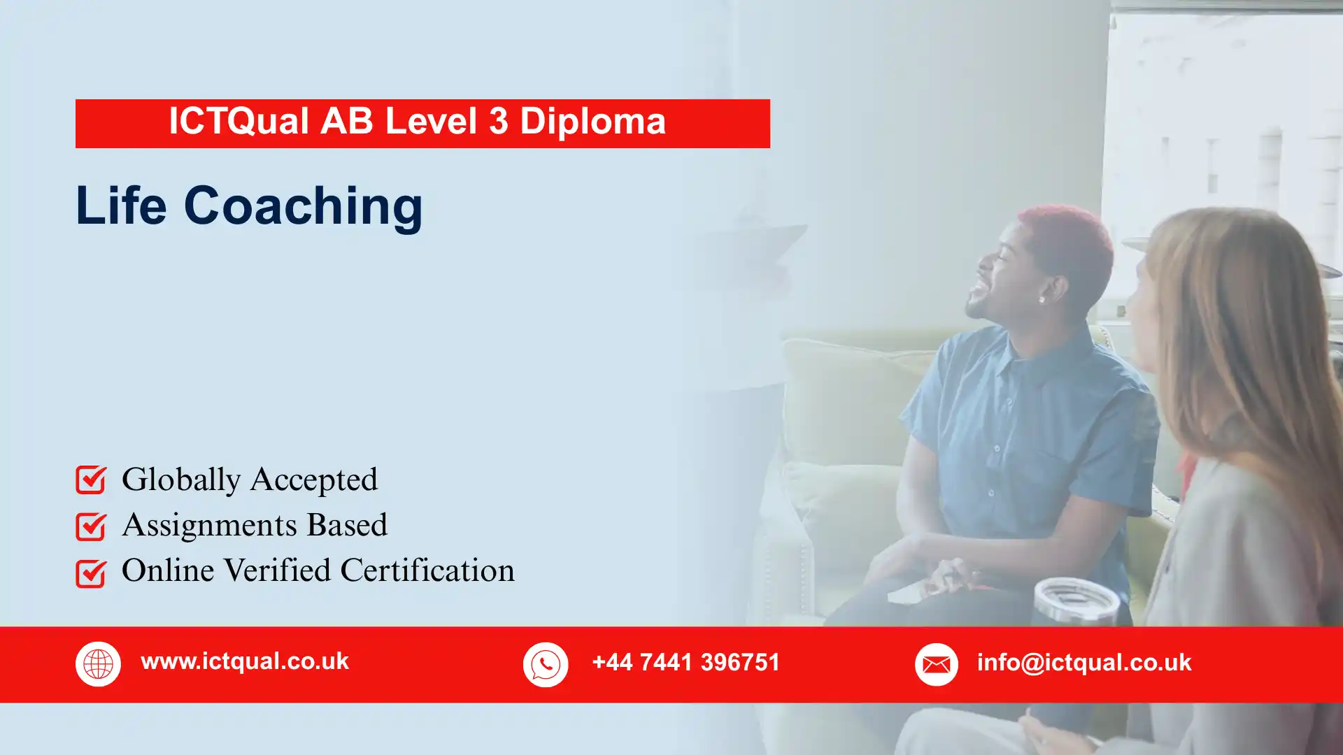 ICTQual AB Level 3 Diploma in Life Coaching