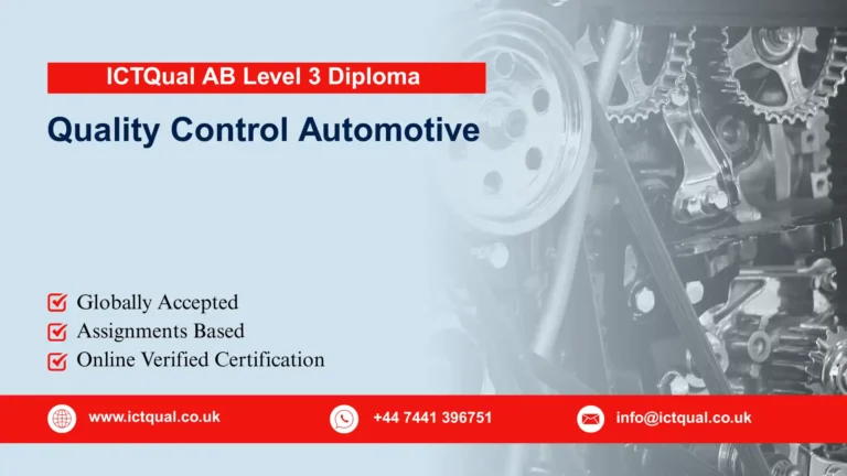 ICTQual AB Level 3 Diploma in Quality Control Automotive