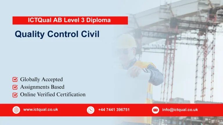 ICTQual AB Level 3 Diploma in Quality Control Civil