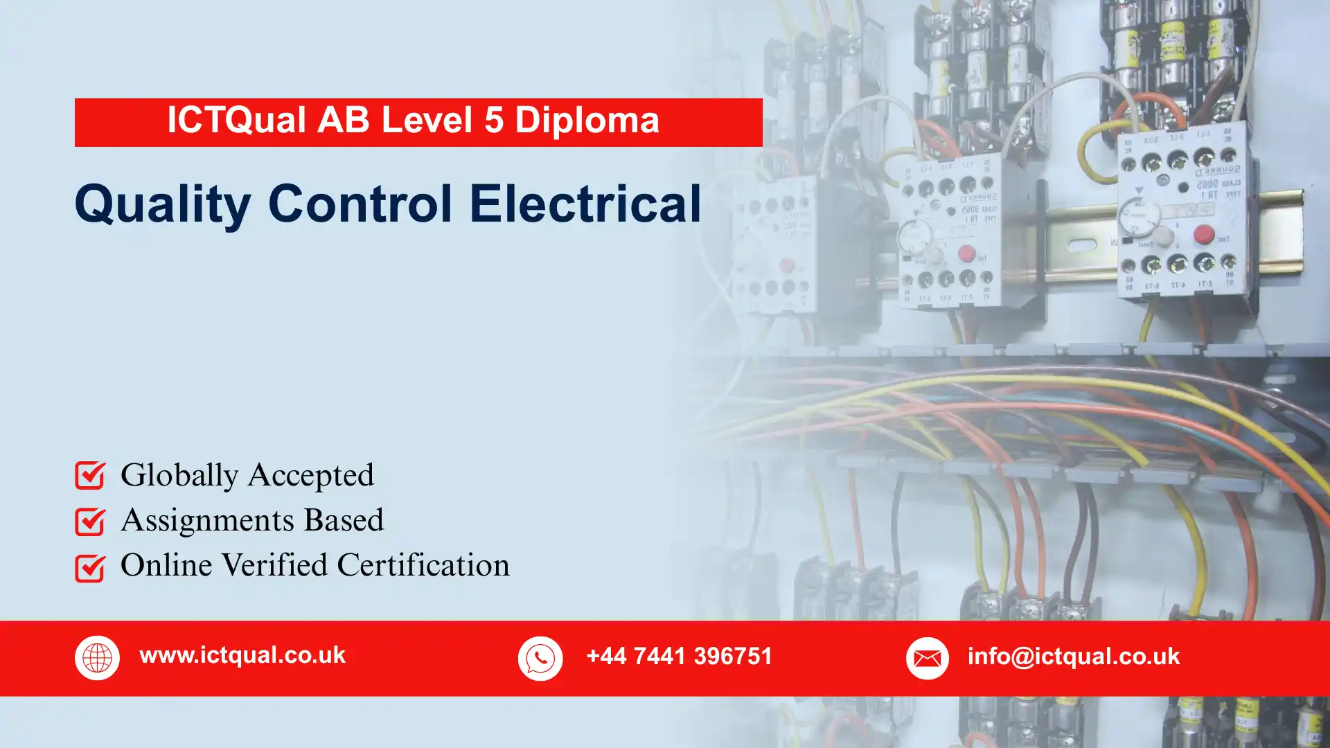 ICTQual AB Level 5 Diploma in Quality Control Electrical
