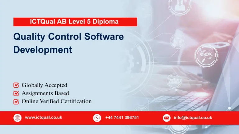 ICTQual AB Level 5 Diploma in Quality Control Software Development