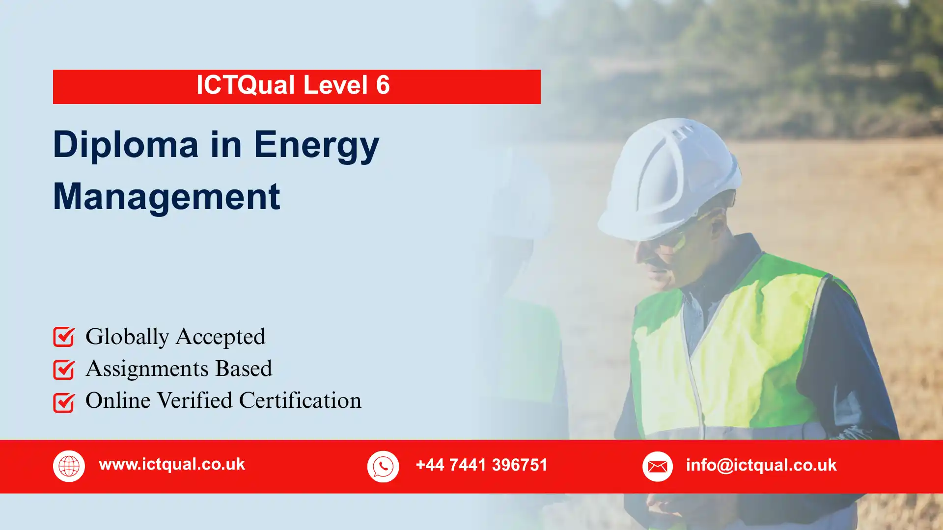 ICTQual Level 6 Diploma in Energy Management