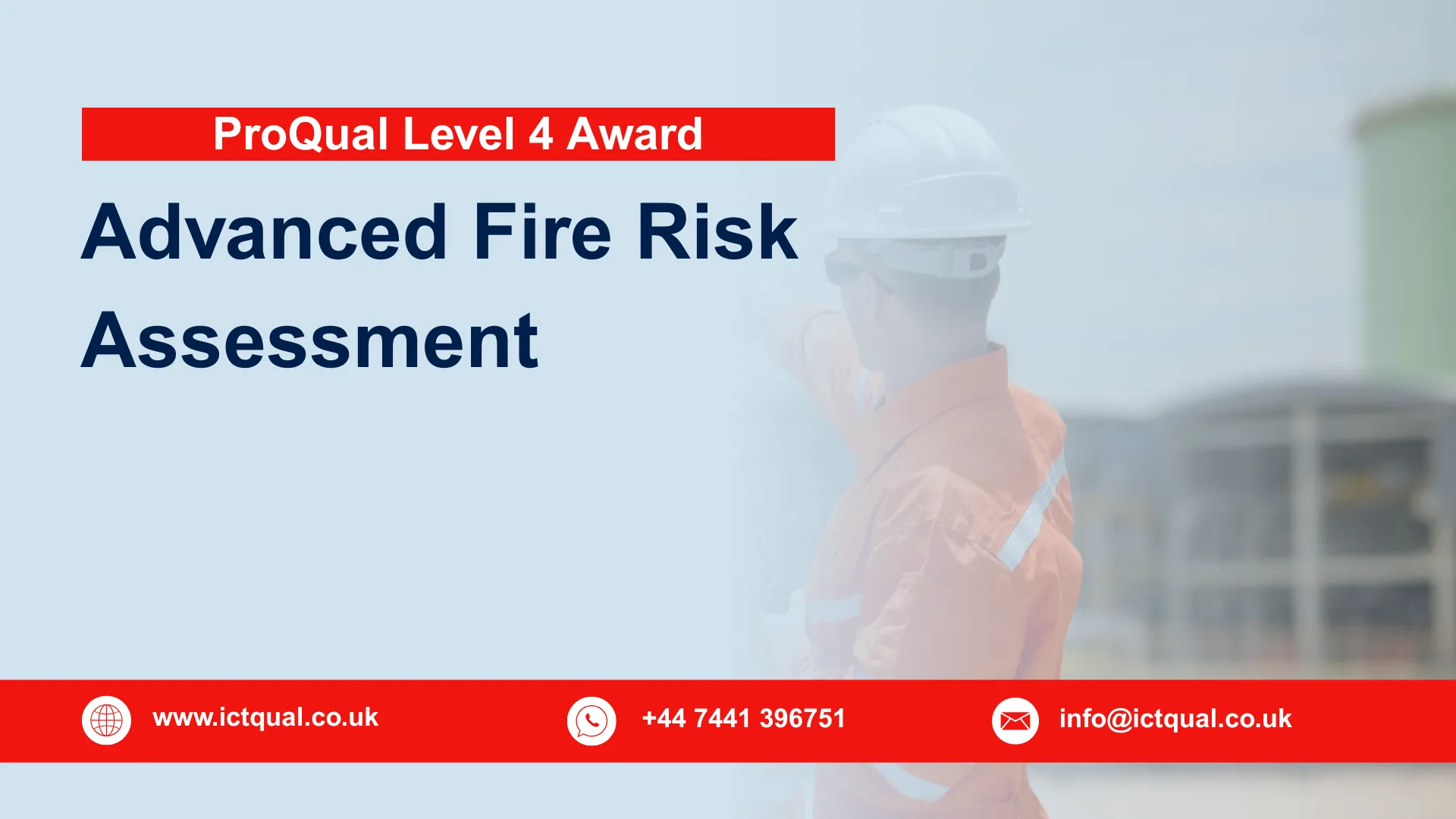 ProQual Level 4 Award in Advanced Fire Risk Assessment