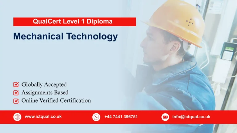 QualCert Level 1 Diploma in Mechanical Technology