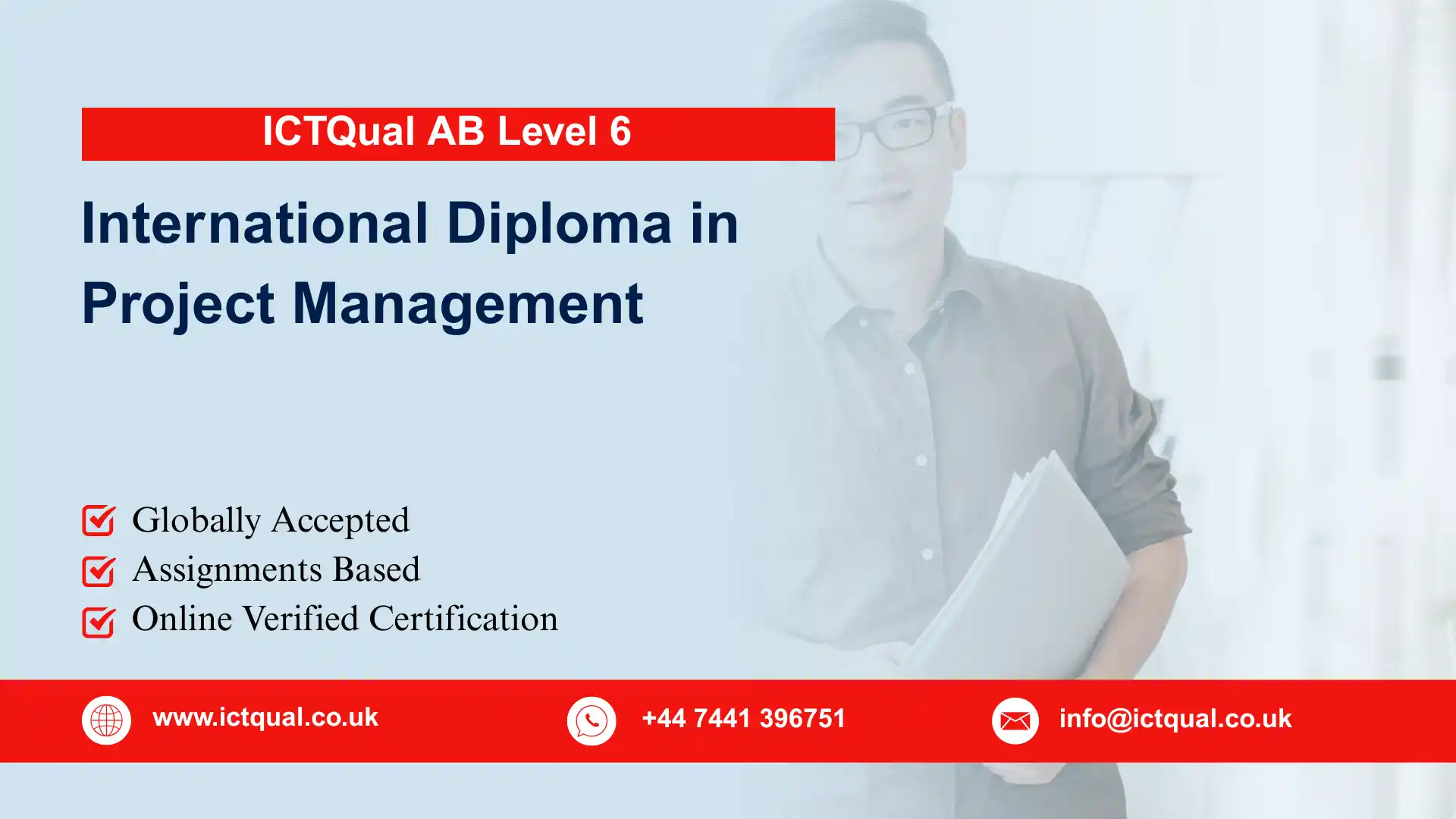 ICTQual AB Level 6 International Diploma in Project Management