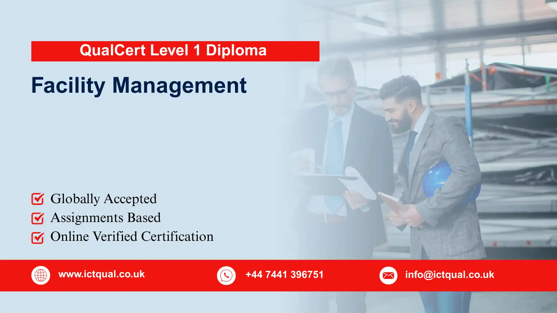 QualCert Level 1 Diploma in Facility Management