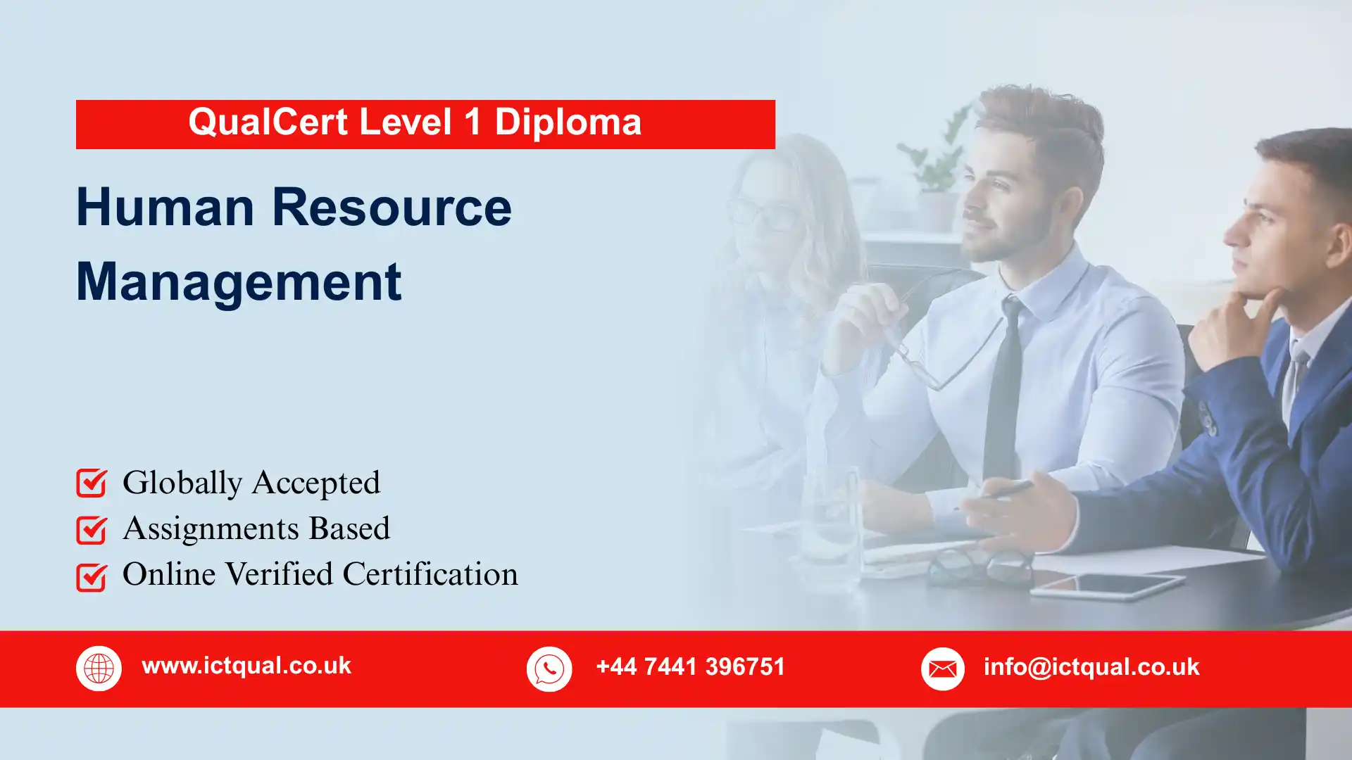QualCert Level 1 Diploma in Human Resource Management