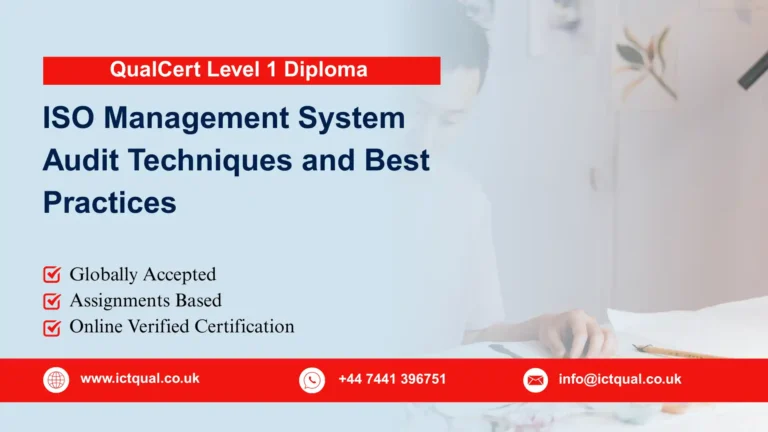 QualCert Level 1 Diploma in ISO Management System Audit Techniques and Best Practices