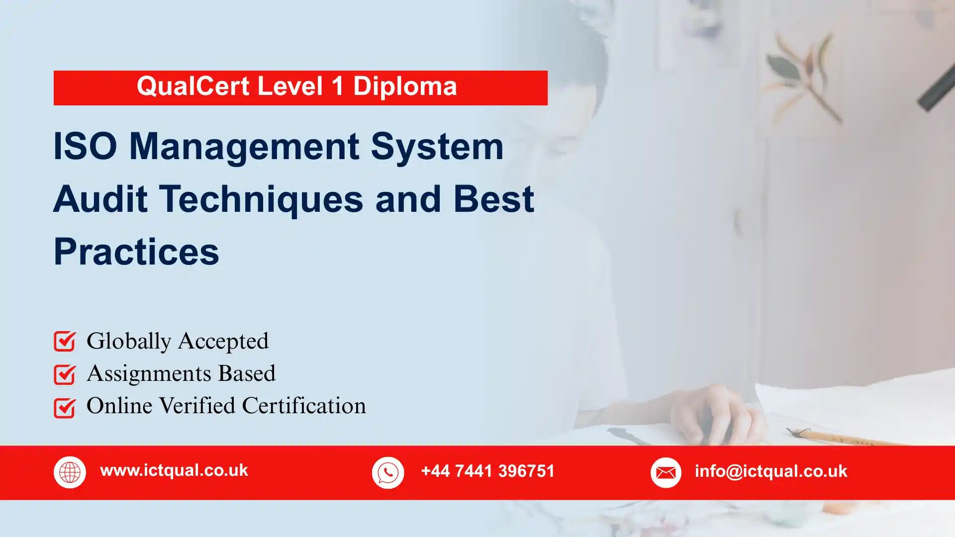 QualCert Level 1 Diploma in ISO Management System Audit Techniques and Best Practices