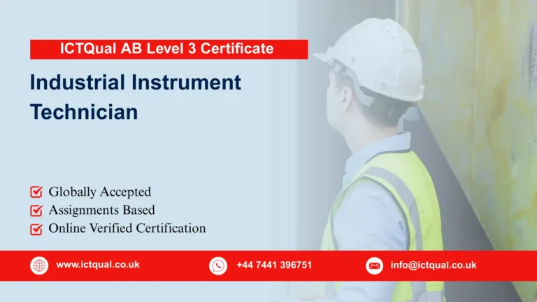 ICTQual AB Level 3 Certificate in Industrial Instrument Technician