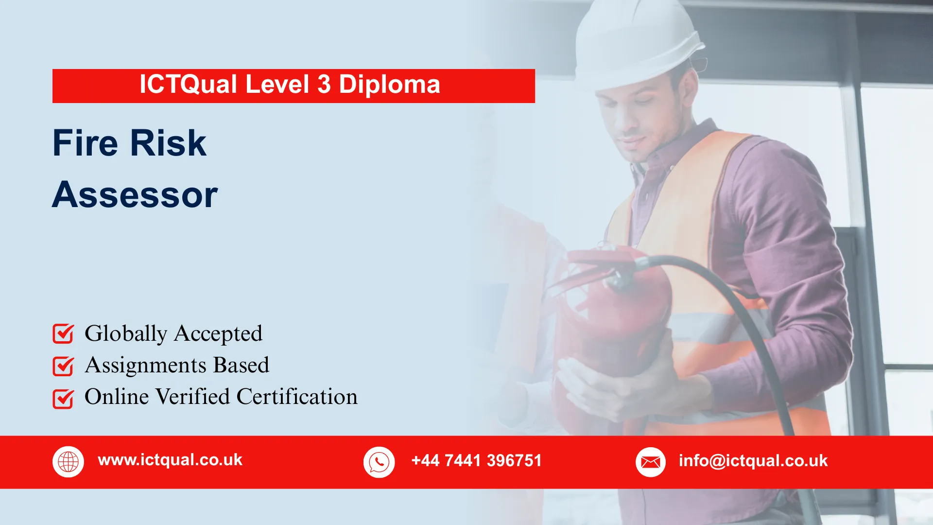 ICTQual Level 3 Diploma Fire Risk Assessor 