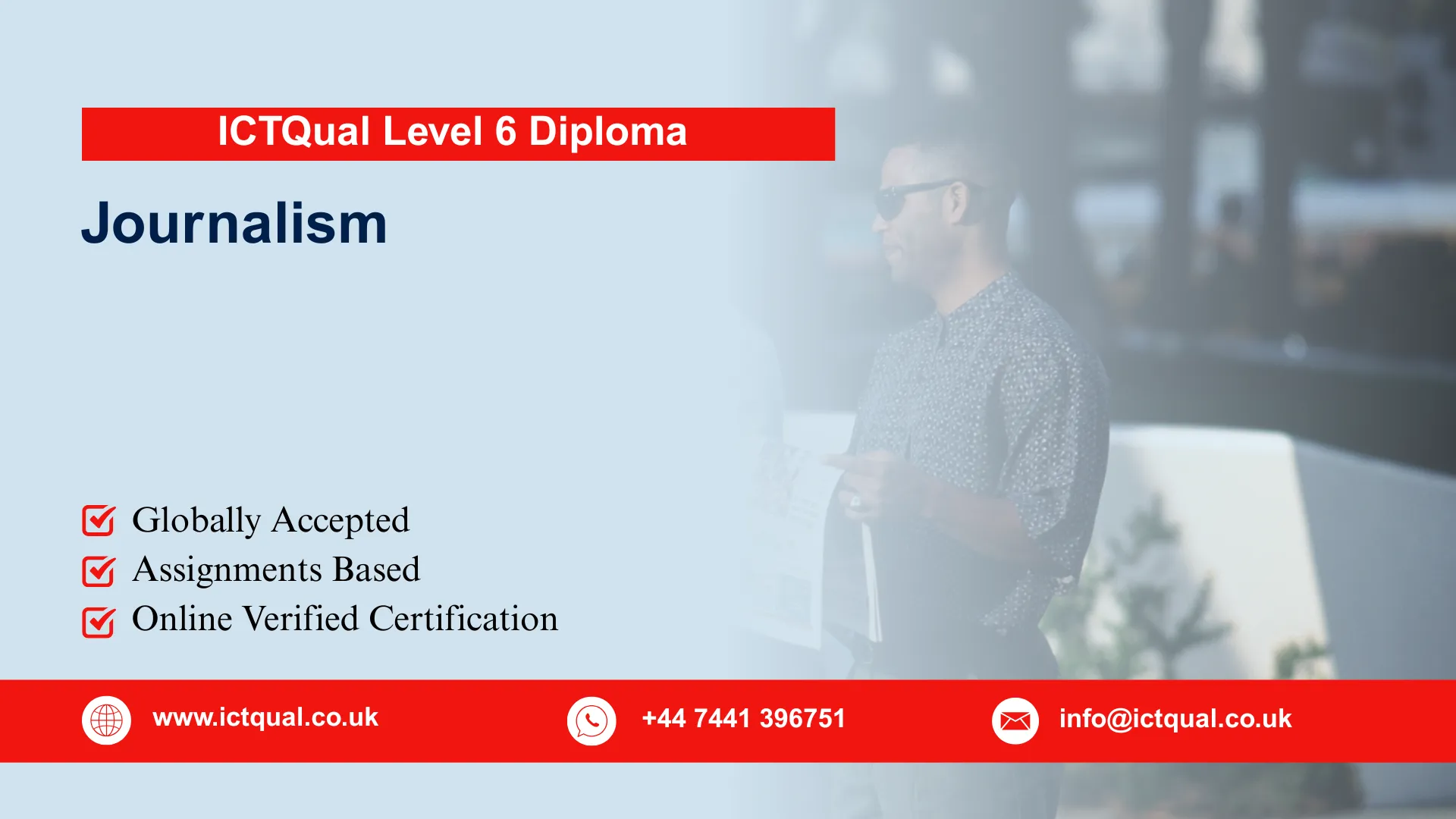 ICTQual Level 6 Diploma in Journalism