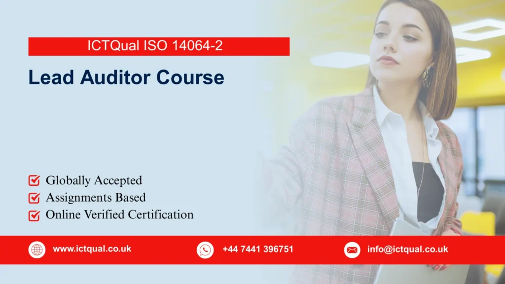 ICTQual ISO 14064-2 Lead Auditor Course
