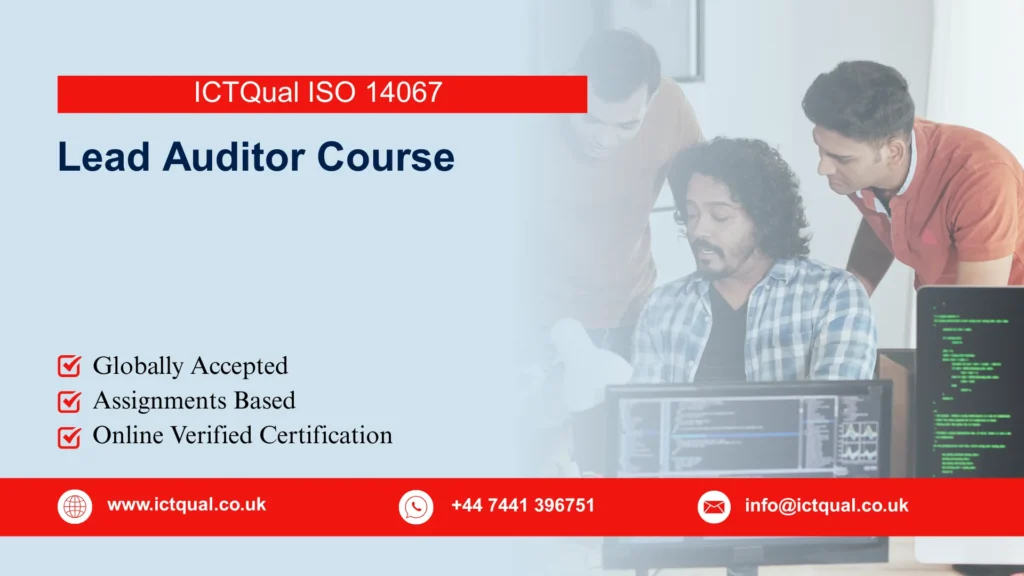 ICTQual ISO 14067 Lead Auditor Course
