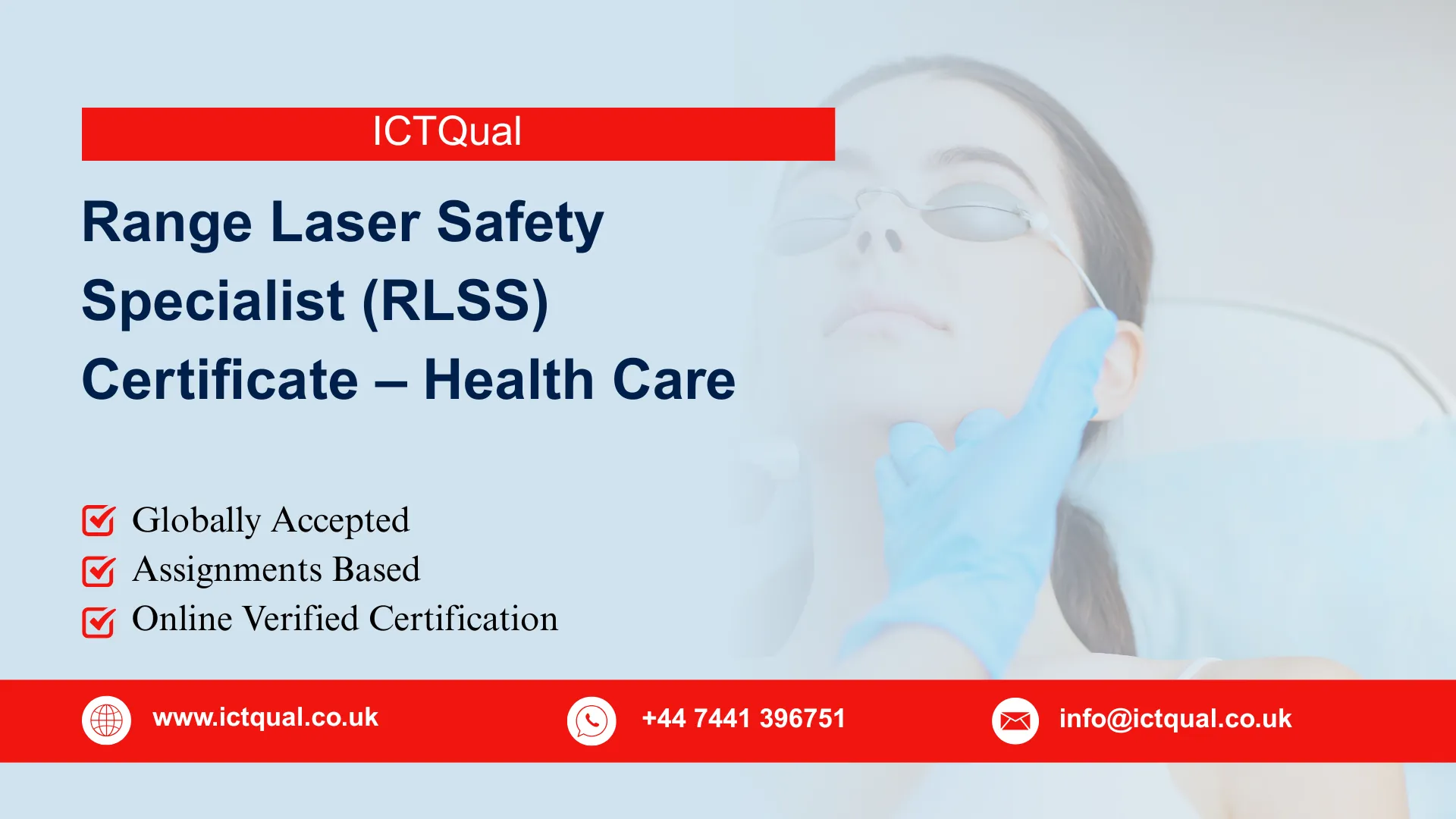 ICTQual Range Laser Safety Specialist (RLSS) Certificate – Health Care