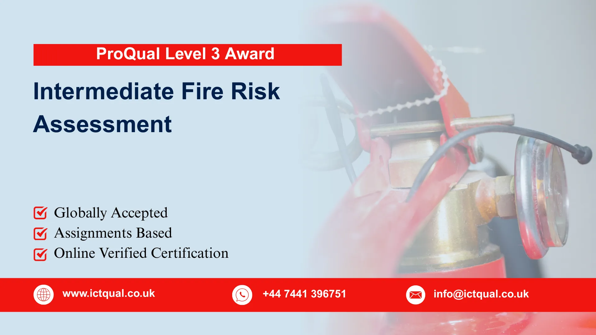 ProQual Level 3 Award in Intermediate Fire Risk Assessment