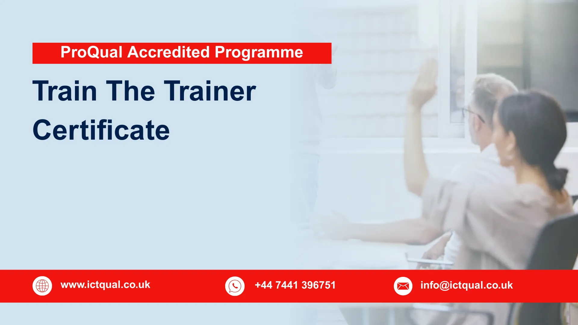 ProQual Accredited Train The Trainer Certificate